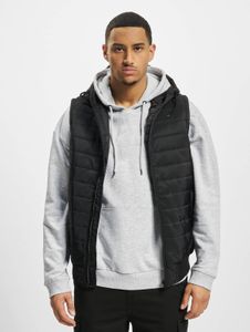 stylische DEF Herren Jacke Reißverschluss Taschen Schwarz