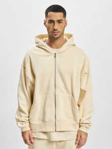 moderner DEF Herren Hoodie Kordelzug Reißverschluss mit Baumwolle Beige