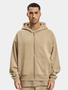bequemer DEF Herren Hoodie mit Baumwolle Beige