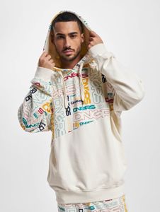 lässiger Dangerous DNGRS Herren Hoodie große Kapuze Kordelzug mit Baumwolle Weiß