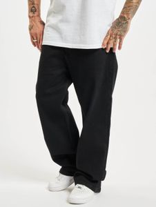 Eleganti jeans da uomo Dangerous DNGRS con tasche con cerniera, in cotone, neri