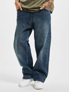 moderne Dangerous DNGRS Herren Jeans Reißverschluss Taschen mit Baumwolle Blau