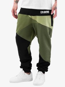 Jeans da uomo Dangerous DNGRS moderni con tasche con coulisse, in cotone, verde oliva/nero