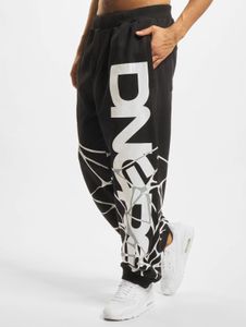 Jean homme Casual Dangerous DNGRS, en coton noir, avec poches à cordon.