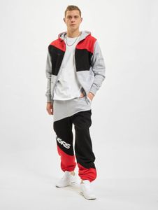 bequeme Dangerous DNGRS Herren Hose mit Baumwolle Grau/Rot/Schwarz