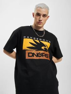 modernes Dangerous DNGRS Herren T-Shirt mit Baumwolle Schwarz