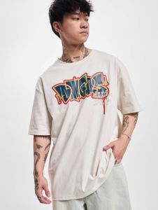 Sporty Dangerous DNGRS men's T-shirt with cotton, beige