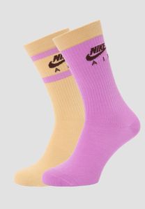 sportliche NIKE Unisex Socken Stretch Pink/Beige
