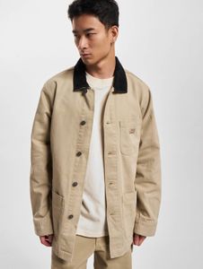 funktionale Dickies Herren Jacke Taschen mit Baumwolle Beige