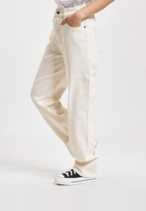 Comodi jeans da donna Dickies in cotone, bianchi
