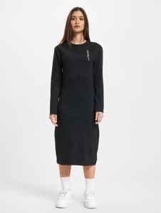 leichtes Dangerous DNGRS Damen Kleid mit Baumwolle Schwarz