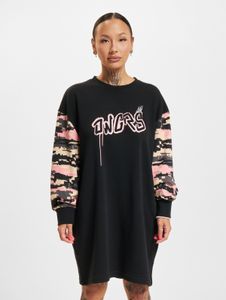 Robe femme légère Dangerous DNGRS 280 g/m² en coton, noire