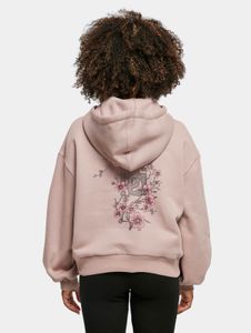 weicher Dangerous DNGRS Damen Hoodie Kordelzug Kapuze 300 g/m² Alt-Rosa