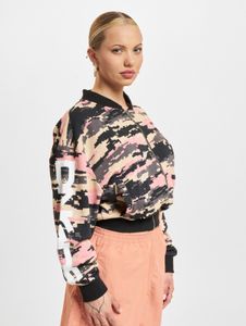 lässige Dangerous DNGRS Damen Jacke Rippbündchen 280 g/m² mit Baumwolle Camouflage