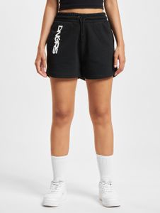 Short femme léger Dangerous DNGRS avec poches, coton 280 g/m², noir