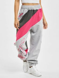 Pantalon moderne Dangerous DNGRS pour femme en coton gris