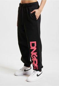 Pantalon femme Versatile Dangerous DNGRS avec cordon de serrage, coton, noir