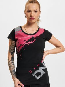 T-shirt sportiva da donna Dangerous DNGRS 190 g/m² in cotone nero