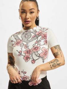 T-shirt stretch femme Comfort Dangerous DNGRS en coton blanc