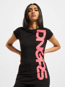 sporty Dangerous DNGRS women's T-shirt with cotton, black