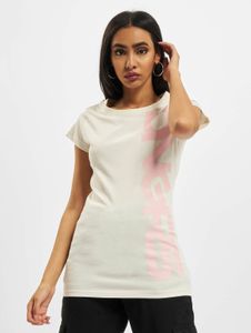 Casual Dangerous DNGRS women's T-shirt with cotton, ecru-white