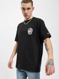 modernes Tommy Jeans Herren T-Shirt mit Baumwolle Schwarz