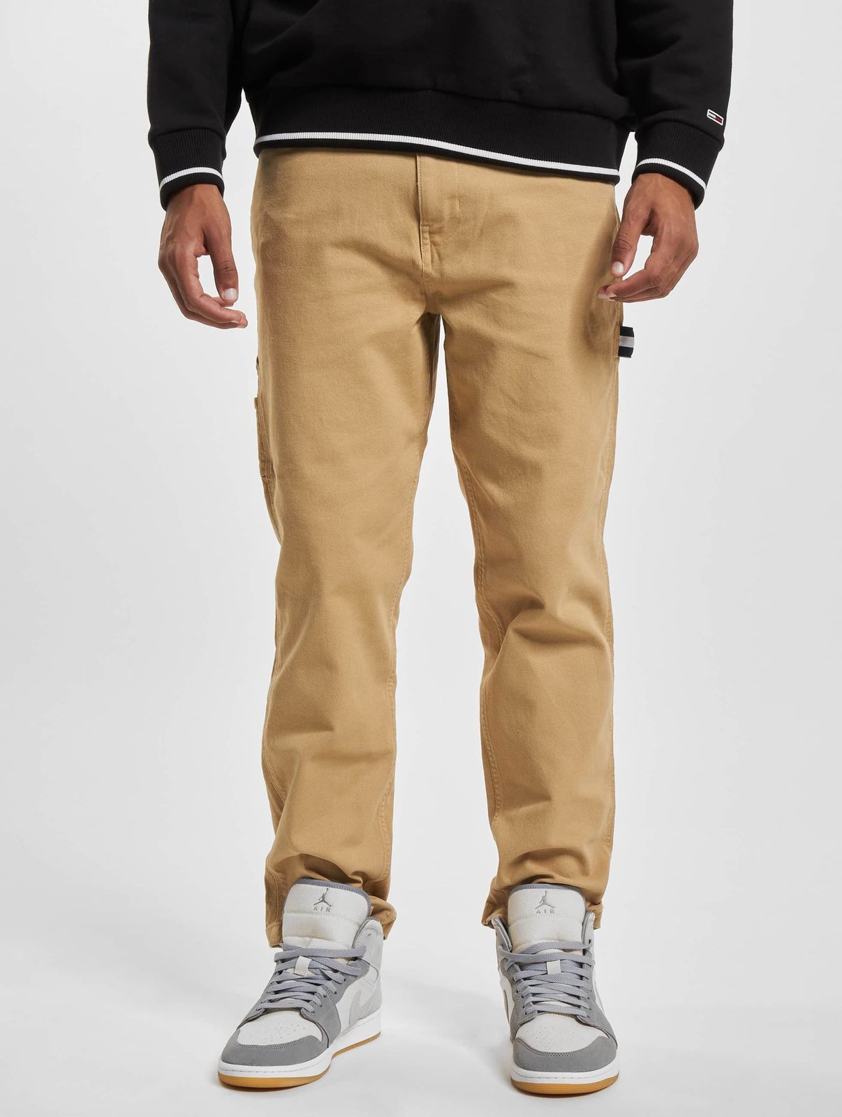 Tommy Jeans Herren Straight Fit Jeans Stretch Beige