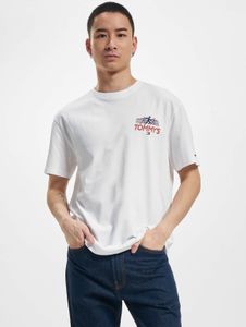 sportliches Tommy Jeans Herren T-Shirt mit Baumwolle Weiß