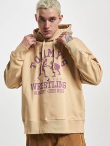 Sudadera con capucha Modern Tommy Jeans para hombre con cordón ajustable, de algodón, color beige.