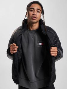 bequeme Tommy Jeans Herren Jeans Reißverschluss Taschen Schwarz