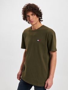 lässiges Tommy Jeans Herren T-Shirt Oliv-Grün