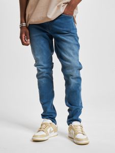 stylische Denim Project Herren Jeans Skinny Fit Stretch mit Baumwolle Blau
