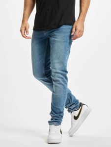 bequeme Denim Project Herren Jeans Skinny Fit Stretch mit Baumwolle Blau