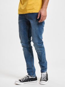 moderne Denim Project Herren Jeans Skinny Fit Stretch mit Baumwolle Blau