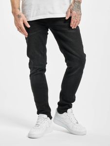 Casual Denim Project Men's Skinny Fit Stretch Jeans with Zip and Cotton, Black