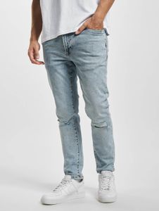 Stylish Denim Project men's jeans, slim fit, stretch, zip-up, cotton, blue