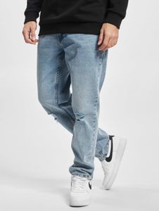 lässige Denim Project Herren Jeans Straight Fit mit Baumwolle Blau