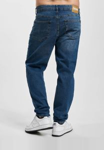 stylische Denim Project Herren Jeans Slim Fit Stretch Reißverschluss mit Baumwolle Blau