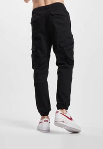 moderne Denim Project Herren Jeans Kordelzug Reißverschluss mit Baumwolle Schwarz