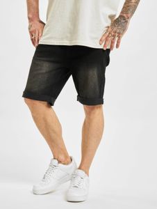 Pantaloncini da uomo Casual Denim Project in denim elasticizzato con cotone, colore nero.