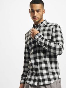 Polo homme Modern Denim Project en coton noir et blanc