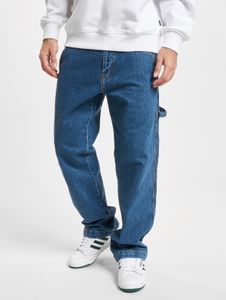 moderne Denim Project Herren Jeans Straight Fit Stretch mit Baumwolle Blau