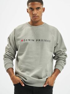bequemes Denim Project Herren Sweatshirt Rippstrick Denim mit Baumwolle Grün