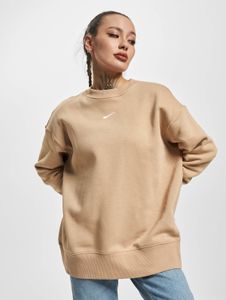 Comfortable NIKE women's sweatshirt with cotton, beige
