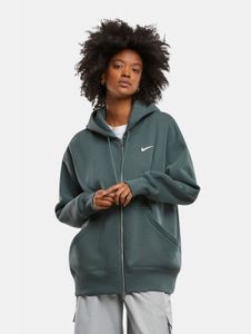 modern NIKE women's hoodie with cotton, green