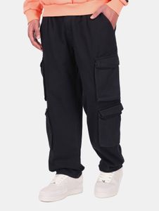 bequeme Dropsize Herren Jeans Kordelzug Taschen mit Baumwolle Schwarz
