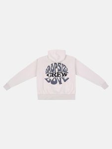 Sweat à capuche oversize moderne pour homme, en coton gris, coupe ajustée