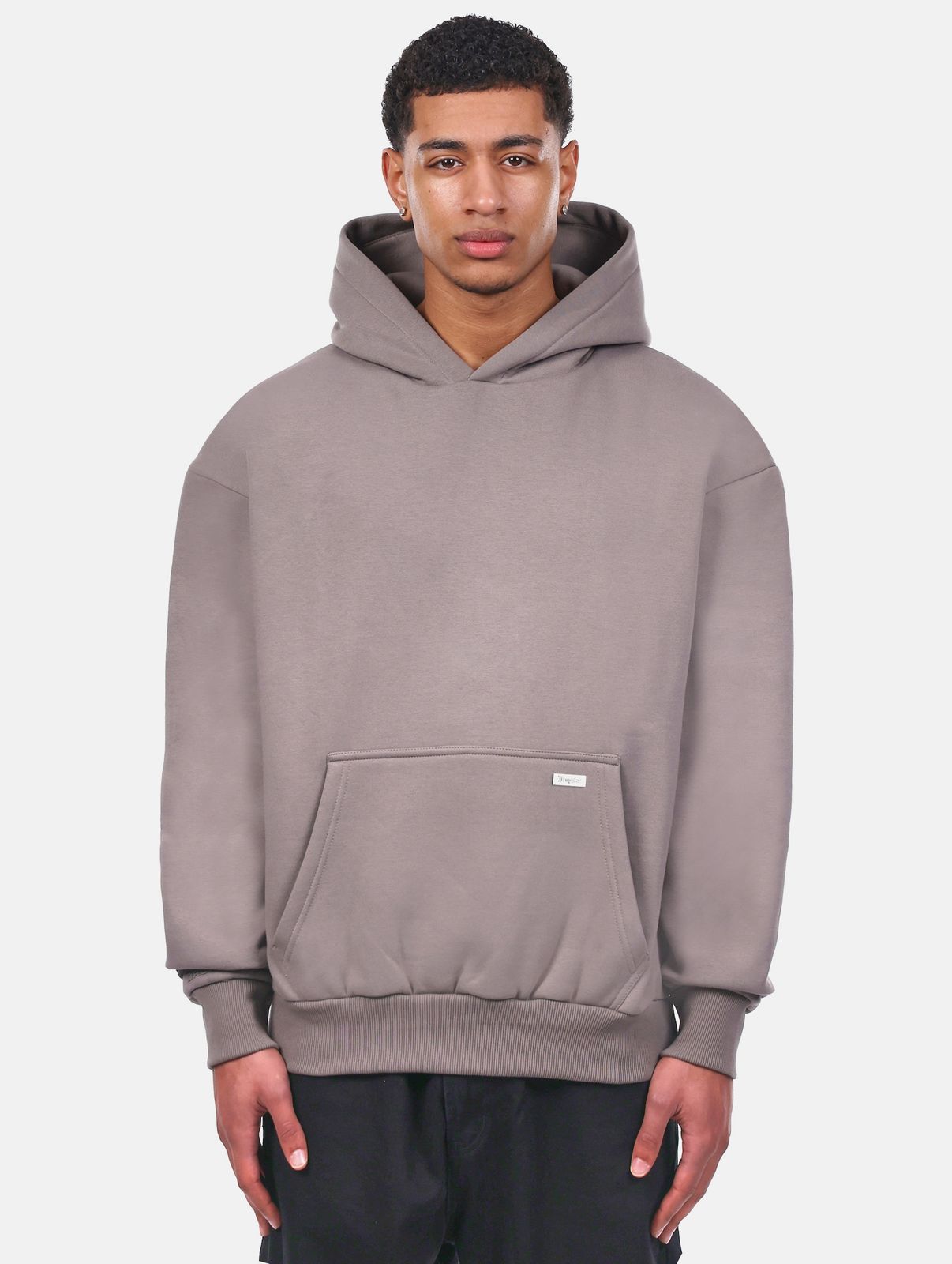 Dropsize Herren Hoodie Baumwolle Beige