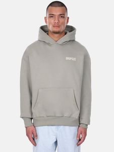 Comfortable drop-size men's hoodie with cotton, grey