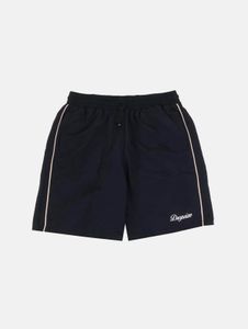 Short d'été pour homme, coupe basse, avec poches, en coton noir